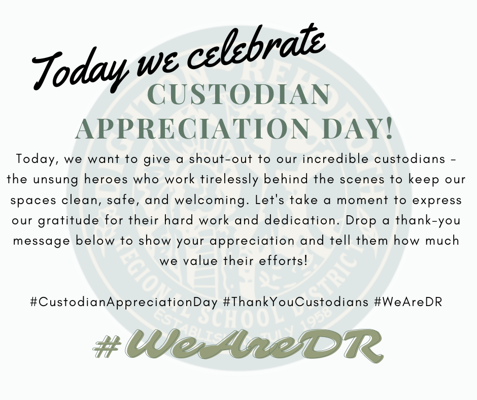 Happy Custodian Appreciation Day! Beckwith Middle School