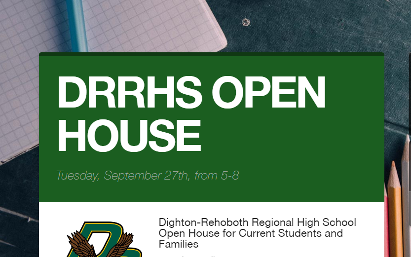 picture of DRRHS Open House newsletter