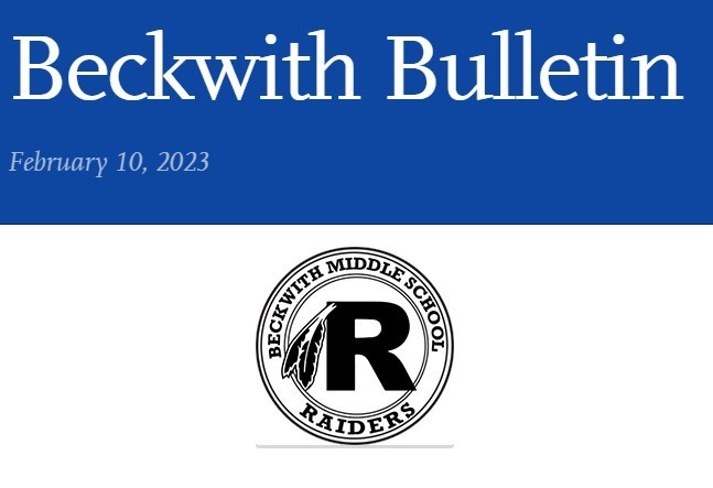Beckwith Bulletin 2-10-23