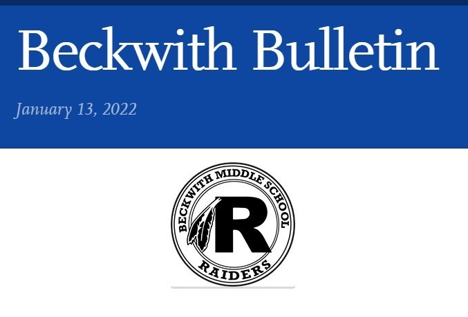 Beckwith Bulletin 1-13-23