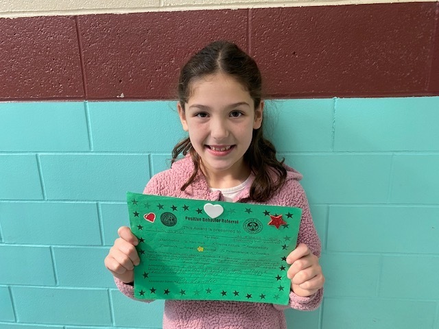 Positive Behavior Award